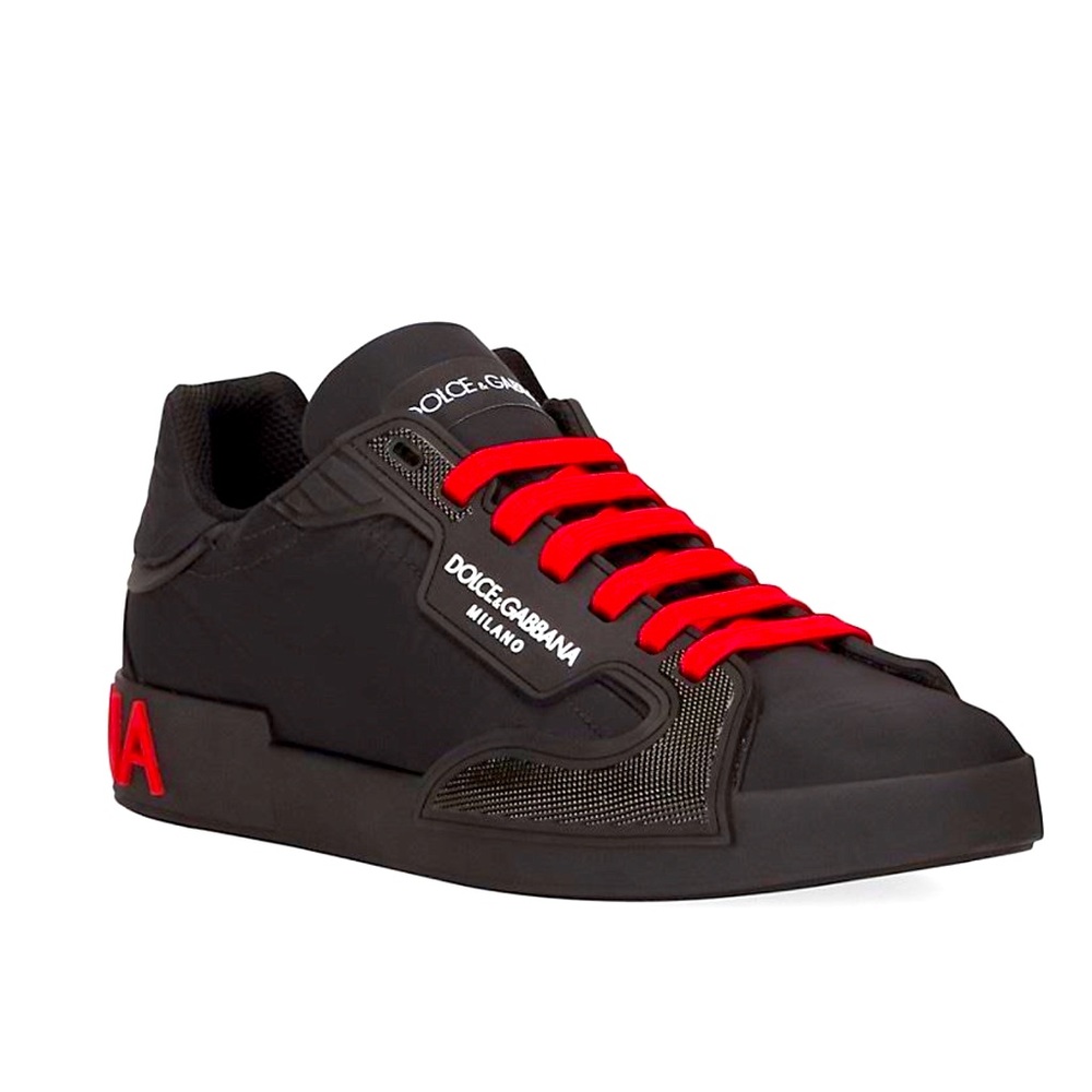Dolce & Gabbana
Men's Black Portofino Rubber Sneakers